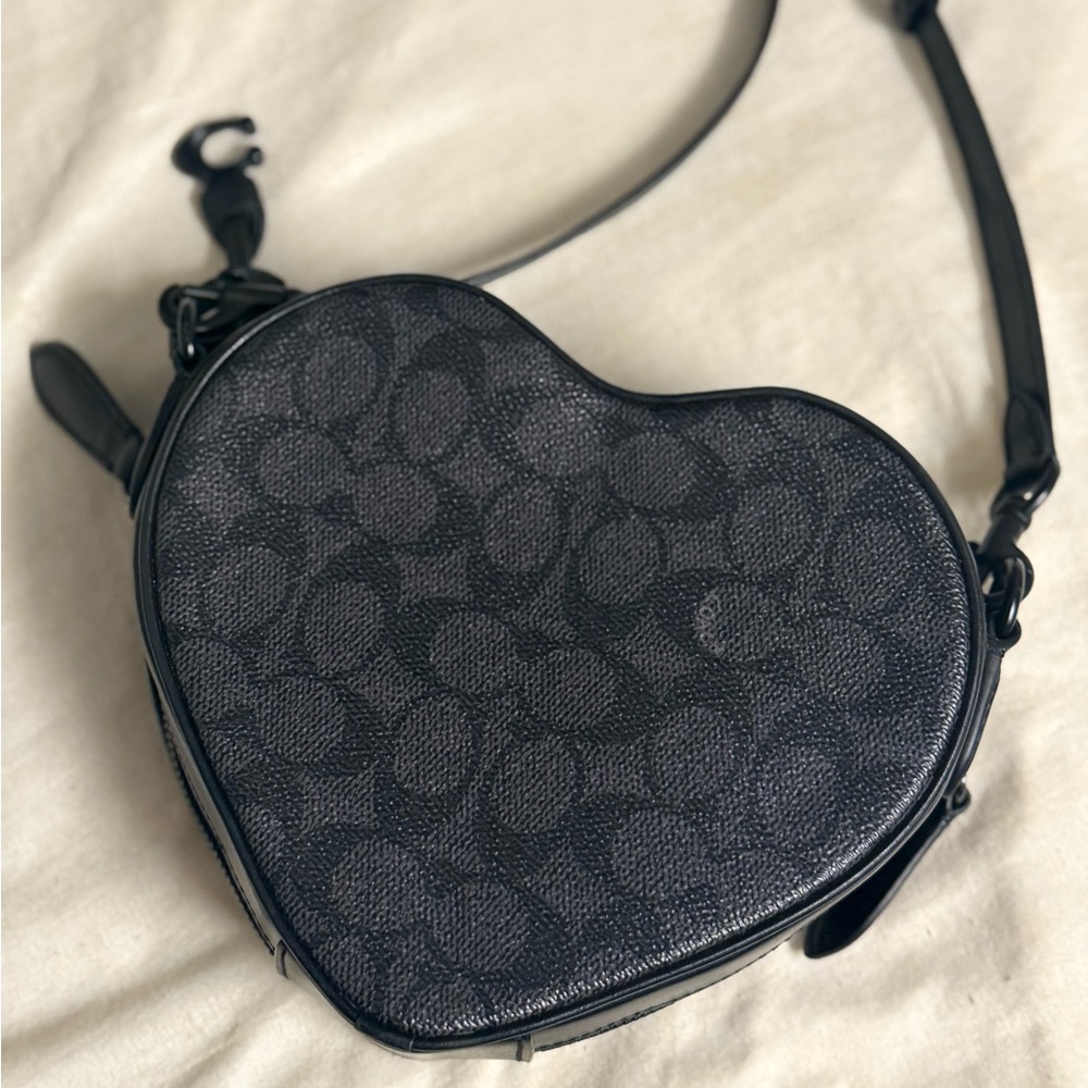 Coach Black Heart Crossbody Bag